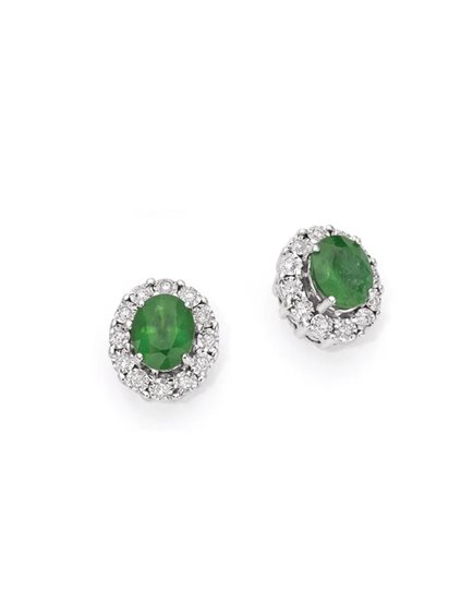 Pendientes Donna Oro Mujer Luce in Oro blanco Smeraldo 0.70 Ct LOE10095.008 - LOE10095.008